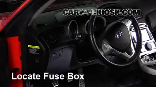 2010 Hyundai Genesis Coupe 3.8 3.8L V6 Fusible (interior) Cambio